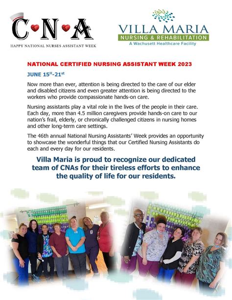 VILLA MARIA NURSING & REHABILITATION CENTER posted on LinkedIn