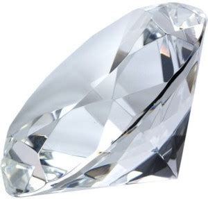 Flipkart.com | Kebica Diamond Shaped Crystal Glass Paper Weight ...