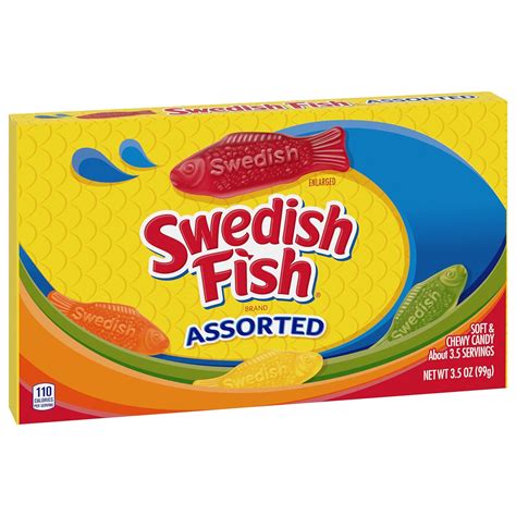 Swedish Fish Assorted 3.5 ounce 12 count theater box | Long Island ...