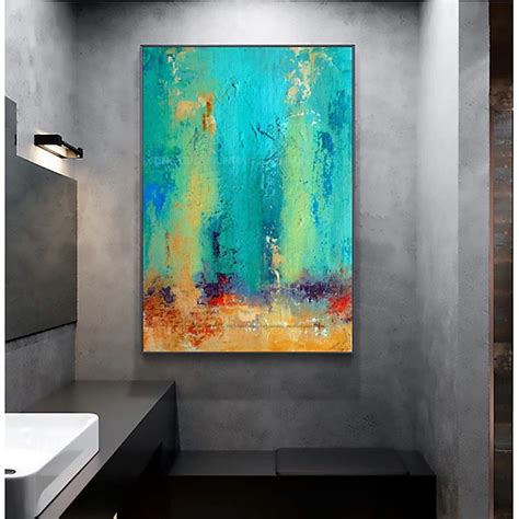 Dipinto a olio fatto a mano su tela, decorazione da parete, moderno ...