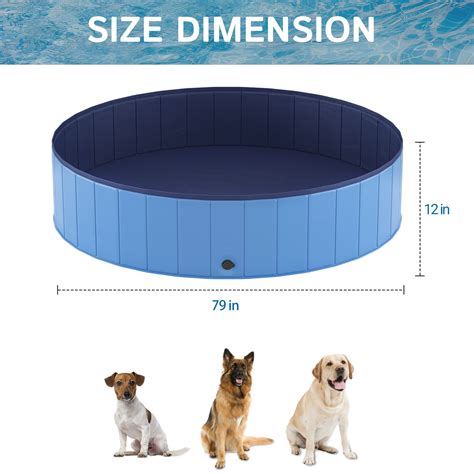 Foldable Dog Pool Ysjilide Portable Pvc Dog Pet Swimming Pool | Seychelles