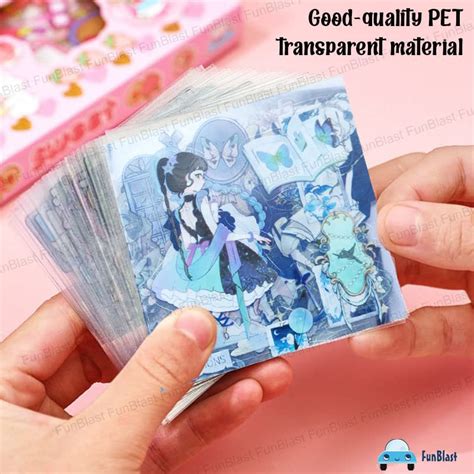 Pvc Princess Theme Kawaii Stickers -100 Sheets Cute Washi Stickers For ...