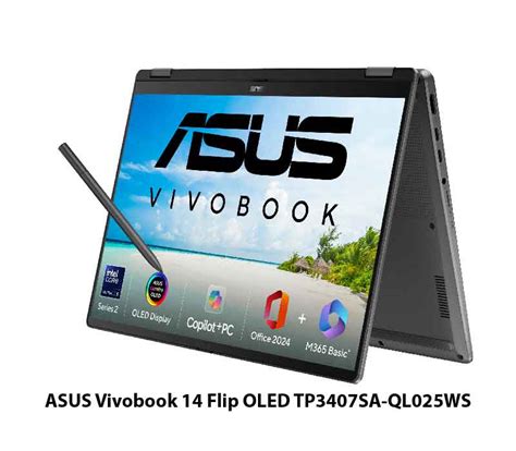 ASUS Zenbook A14 OLED UX3407QA-QD259WS 2025 : Specs & Overview