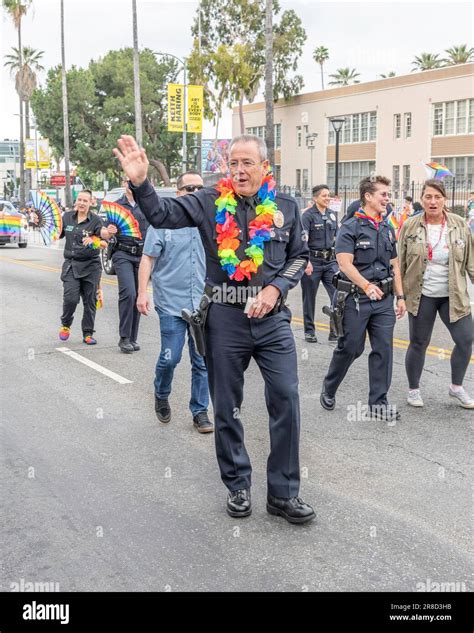 Los Angeles, CA, USA – June 11, 2023: Los Angeles Police Department’s ...