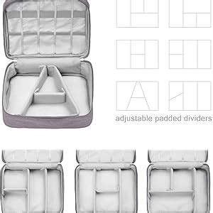 Getko With Device Portable Electronics Accessories Organizer Bag ...