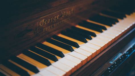 Wallpaper pianos, keys, musical instrument, blur hd, picture, image