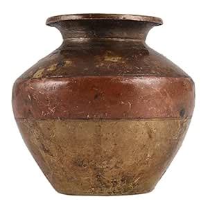 Buy Indian-Shelf Handmade Ganga Jamuna Water Pot Statement Pieces Decor ...
