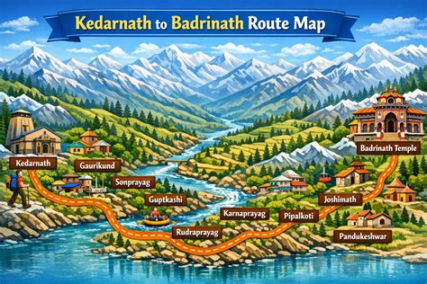 Distance Between Kedarnath And Badrinath: A Road Trip Guide