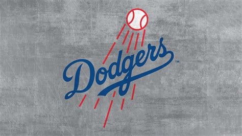Download Los Angeles Dodgers Logo Wallpaper Wallpaper | Wallpapers.com