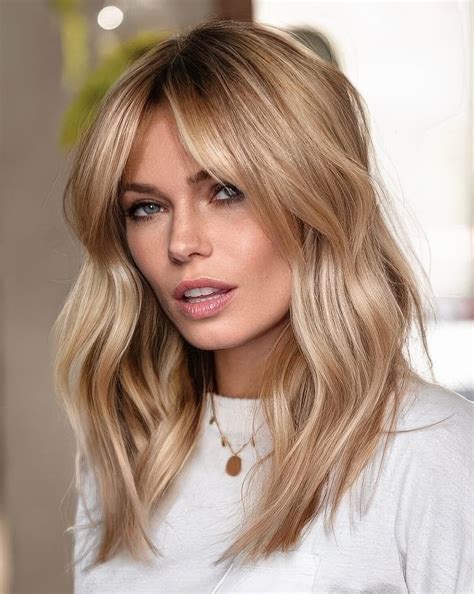 104 Medium Length Hair Ideas With Curtain Bangs - Styleoholic