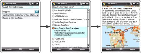 Windows Live Mobile Search Software 的图像结果