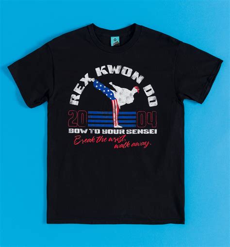 Napoleon Dynamite Inspired Rex Kwon Do Black T-Shirt