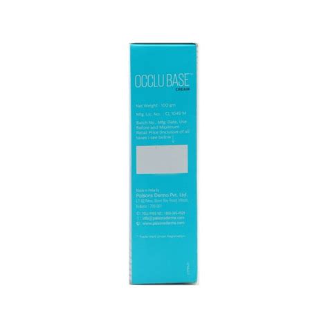 Palsons Occlu Base Cream Calming Occlusive Moisturiser 100g