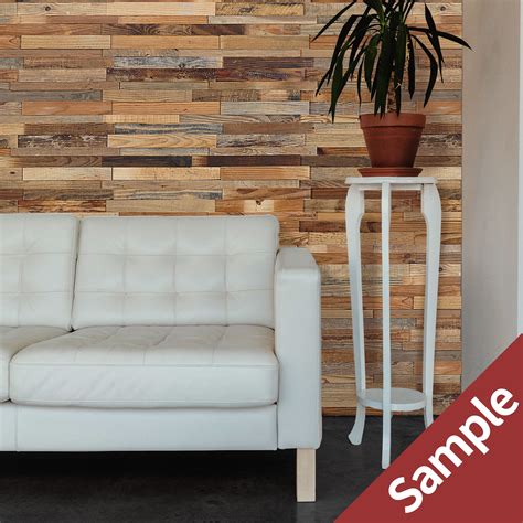 BELLEZE 3D Solid Wood Stripes - DIY Wall Panel - | Ubuy India