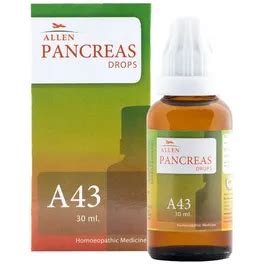 Allen Pancreas A43 Drops, 30 ml | Uses, Benefits, Price | Apollo Pharmacy