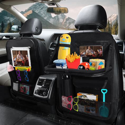 Amazon.com: ASENDIWAY Backseat Car Organizer, Car Back Seat Organizers and Storage with Tablet ...