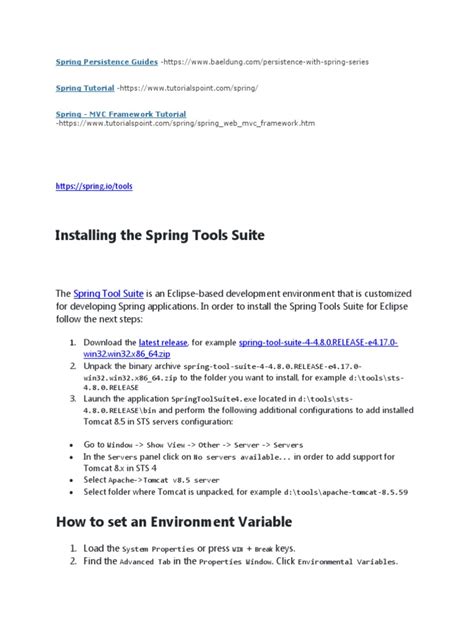 Image result for How to Download Spring Tool Suite to Run Java Program