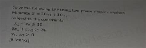 LPP Simplex Method 的图像结果