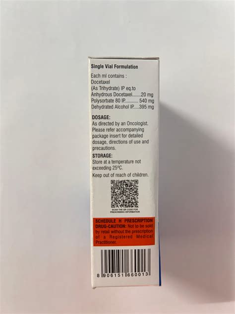 Buy Docetero Rtu 80mg Injection Online: Uses, Price, Dosage, Side Effects