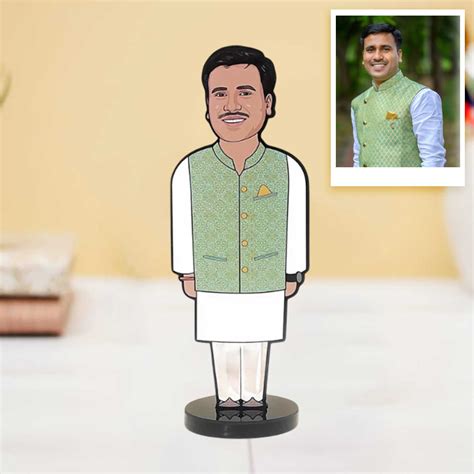 Buy Photo Personalized Printed Acrylic Full Length Caricature Cutout ...