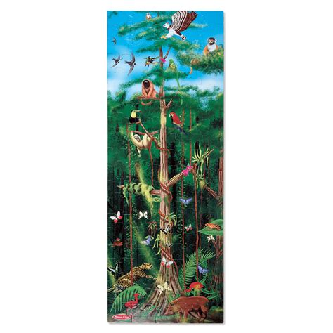Melissa & Doug Rainforest Jumbo Jigsaw Floor Puzzle (100 pieces, over 4 ...