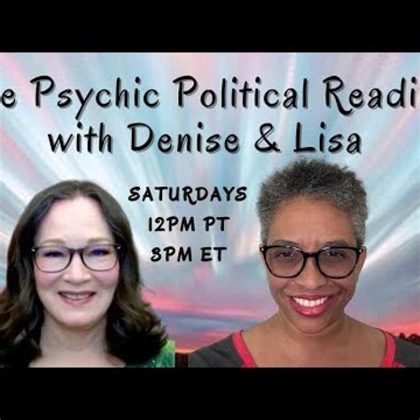 Timestamped Live Psychic Political Readings w/Lisa Spirit Intuitive ...