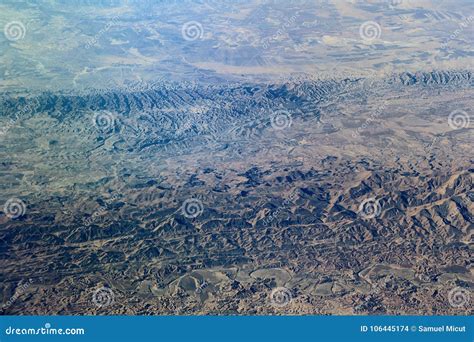 Aerial View of Zagros Mountains, Iran Stock Photo - Image of alpine ...
