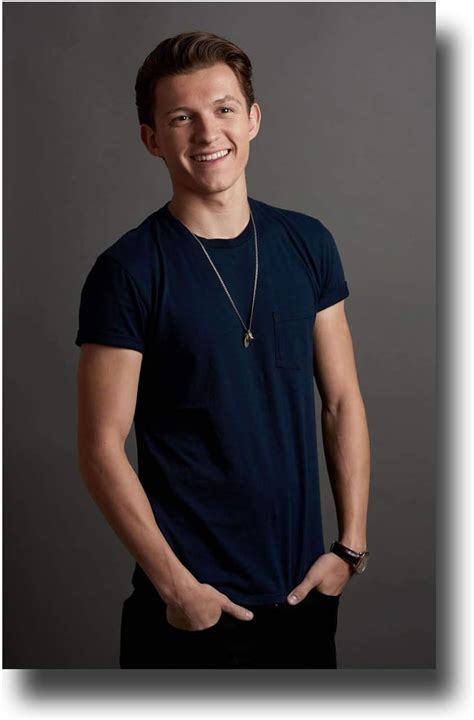 Buy Tom Holland Poster Publicity Promo 11 x 17 inches Gray Background T ...