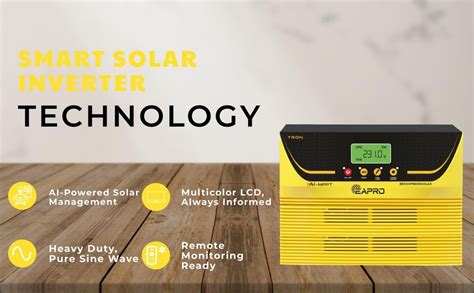 EAPRO TRON-1800 1500VA/12V AI-MPPT Solar PCU Inverter