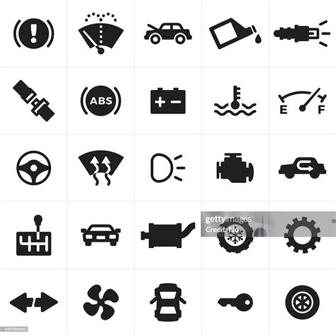 Car And Automotive Symbols And Icons High-Res Vector Graphic - Getty Images