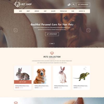 Best Premium Veterinary Pet WordPress Theme for Pet Shops