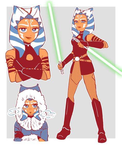 ahsoka tano (star wars and 1 more) drawn by chawako_(spchawanmushi ...
