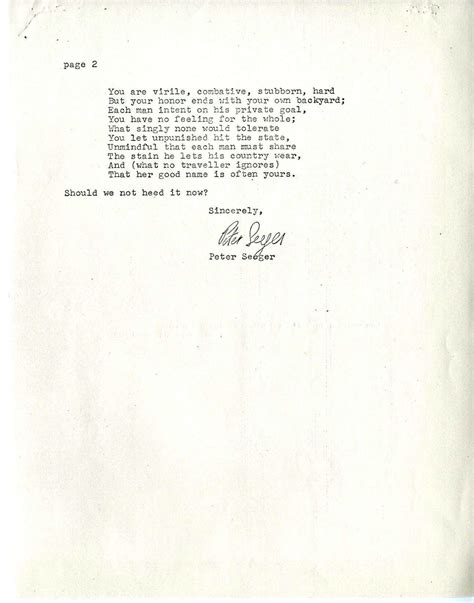 de bene esse: JFK and Pete Seeger