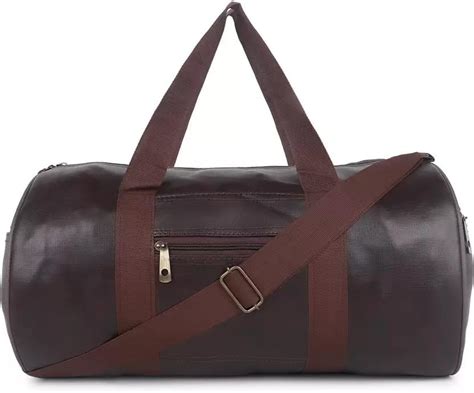 Buy Rainox PU Leather Gym Duffel Bag | Shoulder Gym Bag | Sports and ...