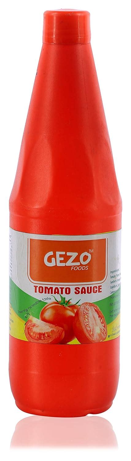 Gezo Tomato Sauce, 1 Liter : Amazon.in: Grocery & Gourmet Foods