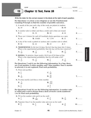 Geometry Chapter 12 Test Answer Key - Fill and Sign Printable Template ...