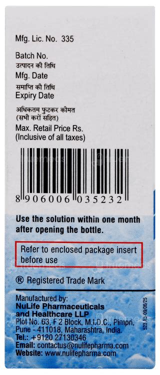 Soliwax Cp Ear Drop 10 Ml - Uses, Side Effects, Dosage, Price | Truemeds