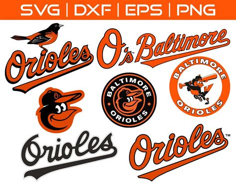 Baltimore Orioles MLB Baseball Team Logo Svg, Eps, Dxf, Png