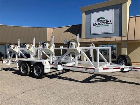 2023 Anaconda Manufacturing 4RT-2X10K Four Reel Trailer in Duncan, OK, USA