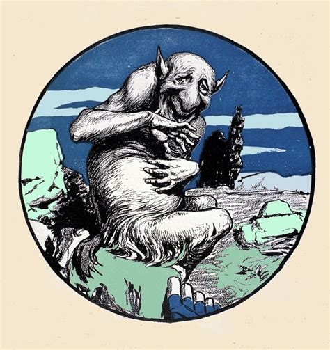 The god Pan, half goat half man. Illustration by Arpad Schmidhammer for ...