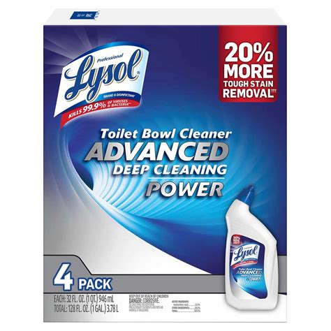 Lysol Toilet Bowl Cleaner Advanced Power Without Bleach