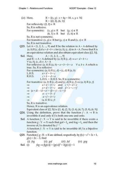Image result for Chapter 1 Math Class 12 5 Marks Questions