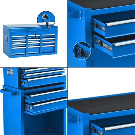 Buy High Capacity 8-Drawer Tool Chest Rolling Tool Box with 4 Wheels ...
