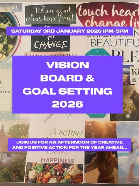 Vision Board and Goal Setting Day, The Chakra Room, Bury, 3 January ...