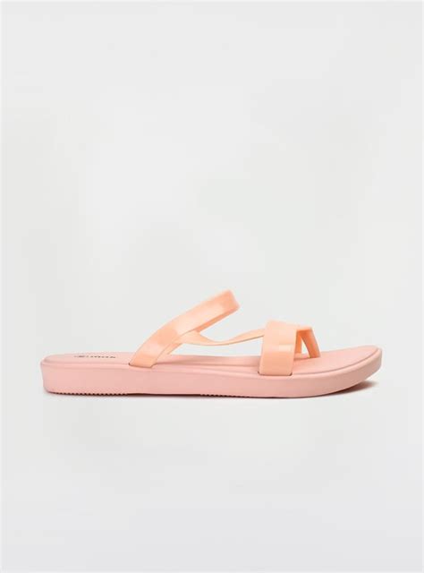 Buy Women Solid Open-Toe Sliders Online at just Rs. 399.0 ...