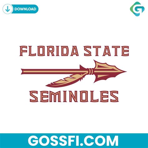 Seminoles Spear Logo Florida State Seminole Spear Etsy