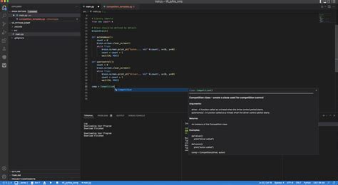 Using Python Code with VEX 的图像结果