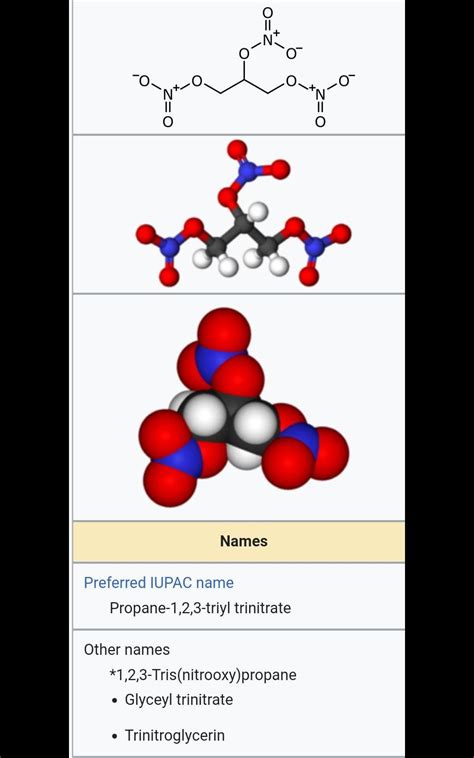 Iupac name of glyceryl trinitrate