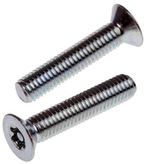 RS PRO | RS PRO Bright Zinc Countersunk Steel Tamper Proof Security ...