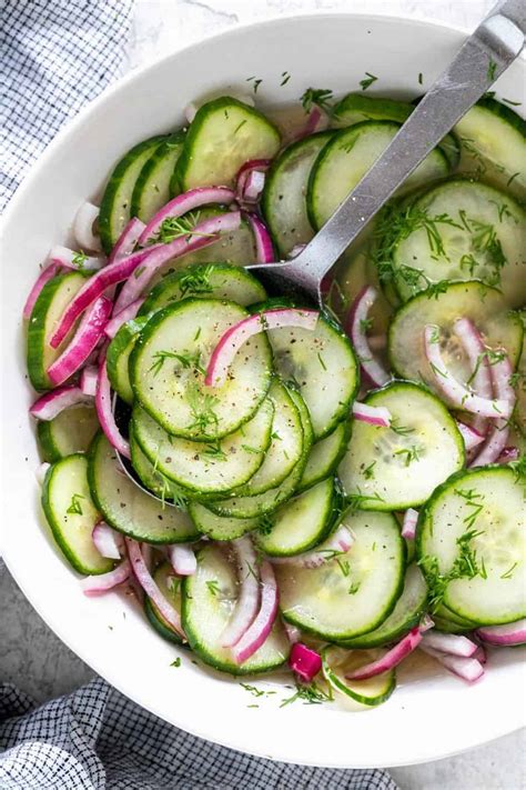 Easy Cucumber Salad Recipe - Jessica Gavin